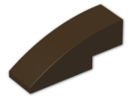 LEGO® Brick: Slope Brick Curved 3 x 1 50950 | Color: Dark Brown