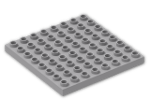 LEGO® Brick: Duplo Plate 8 x 8 51262 | Color: Medium Stone Grey