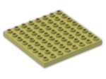 LEGO® Brick: Duplo Plate 8 x 8 51262 | Color: Cool Yellow