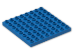 LEGO® Brick: Duplo Plate 8 x 8 51262 | Color: Bright Blue