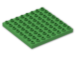 LEGO® Brick: Duplo Plate 8 x 8 51262 | Color: Bright Green