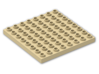 LEGO® Stein: Duplo Plate 8 x 8 51262 | Farbe: Brick Yellow