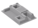 LEGO® Stein: Baseplate 32 x 48 Raised with Level Front 51542 | Farbe: Medium Stone Grey