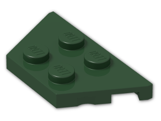 LEGO® Stein: Wing 2 x 4 51739 | Farbe: Earth Green