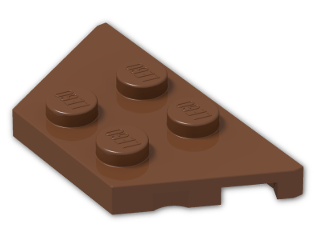 LEGO® Stein: Wing 2 x 4 51739 | Farbe: Reddish Brown