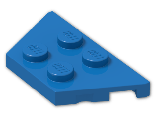 LEGO® Stein: Wing 2 x 4 51739 | Farbe: Bright Blue