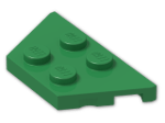 LEGO® Stein: Wing 2 x 4 51739 | Farbe: Dark Green