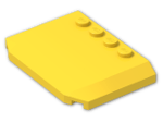 LEGO® Brick: Wedge 4 x 6 x 0.667 Curved 52031 | Color: Bright Yellow