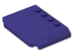 LEGO® Brick: Wedge 4 x 6 x 0.667 Curved 52031 | Color: Medium Lilac