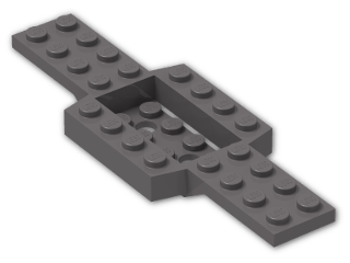 LEGO® Stein: Car Base 4 x 12 x 0.667 52036 | Farbe: Dark Stone Grey