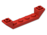 LEGO® Stein: Slope Brick 45 6 x 1 Double Inverted with Open Center 52501 | Farbe: Bright Red