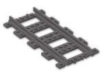 LEGO® Brick: Train Track 6 Studs Wide Straight 53401 | Color: Dark Stone Grey
