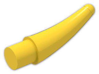 LEGO® Brick: Minifig Helmet Viking Horn 53451 | Color: Bright Yellow