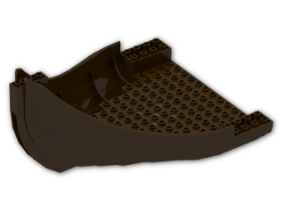 LEGO® Brick: Boat Bow 16 x 20 x 8.333 with Tall Prow 53452 | Color: Dark Brown