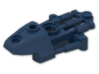 LEGO® Brick: Technic Bionicle Toa Inika Thigh Armor 53543 | Color: Earth Blue