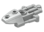 LEGO® Brick: Technic Bionicle Toa Inika Thigh Armor 53543 | Color: Silver flip/flop