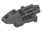LEGO® Stein: Technic Bionicle Toa Inika Thigh Armor 53543 | Farbe: Dark Stone Grey