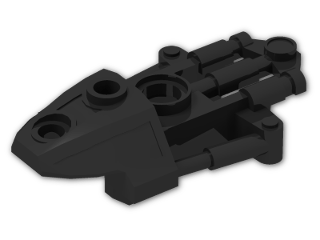 LEGO® Stein: Technic Bionicle Toa Inika Thigh Armor 53543 | Farbe: Black