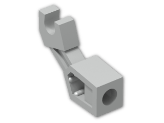 LEGO® Brick: Minifig Mechanical Arm with Clip and Rod Hole 53989 | Color: Silver flip/flop