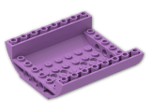 LEGO® Brick: Slope Brick Curved 8 x 8 x 2 Inverted Double 54091 | Color: Medium Lavender