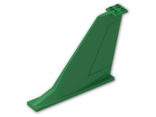 LEGO® Stein: Tail Plane 2 x 14 x 8 54094 | Farbe: Dark Green