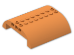 LEGO® Brick: Slope Brick Curved 8 x 8 x 2 Double 54095 | Color: Bright Orange