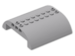 LEGO® Brick: Slope Brick Curved 8 x 8 x 2 Double 54095 | Color: Medium Stone Grey
