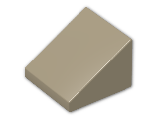 LEGO® Brick: Slope Brick 31 1 x 1 x 0.667  54200 | Color: Sand Yellow