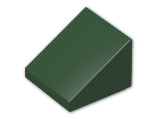 LEGO® Brick: Slope Brick 31 1 x 1 x 0.667  54200 | Color: Earth Green