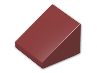 LEGO® Brick: Slope Brick 31 1 x 1 x 0.667  54200 | Color: New Dark Red