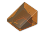 LEGO® Brick: Slope Brick 31 1 x 1 x 0.667  54200 | Color: Transparent Bright Orange