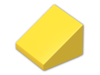 LEGO® Brick: Slope Brick 31 1 x 1 x 0.667  54200 | Color: Bright Yellow