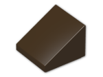 LEGO® Brick: Slope Brick 31 1 x 1 x 0.667  54200 | Color: Dark Brown