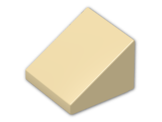 LEGO® Brick: Slope Brick 31 1 x 1 x 0.667  54200 | Color: Brick Yellow
