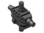 LEGO® Stein: Minifig Mechanical Torso with 4 Side Attachment Cylinders 54275 | Farbe: Metallic Dark Grey