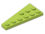 LEGO® Brick: Wing 3 x 6 Right 54383 | Color: Bright Yellowish Green