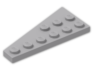LEGO® Stein: Wing 3 x 6 Right 54383 | Farbe: Medium Stone Grey