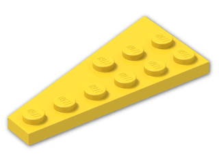 LEGO® Stein: Wing 3 x 6 Right 54383 | Farbe: Bright Yellow
