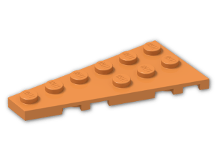 LEGO® Stein: Wing 3 x 6 Left 54384 | Farbe: Bright Orange