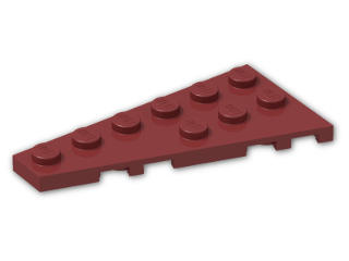LEGO® Brick: Wing 3 x 6 Left 54384 | Color: New Dark Red