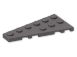 LEGO® Stein: Wing 3 x 6 Left 54384 | Farbe: Dark Stone Grey