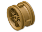 LEGO® Stein: Wheel Rim 20 x 30 with 6 Spokes and External Ribs 56145 | Farbe: Warm Gold