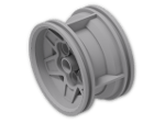 LEGO® Stein: Wheel Rim 26 x 43 with 6 Spokes and 6 Pegholes 56908 | Farbe: Medium Stone Grey