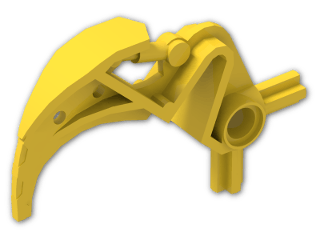 LEGO® Brick: Technic Bionicle Weapon Pincer 6L 57565 | Color: Bright Yellow