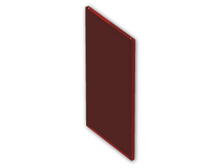 LEGO® Brick: Glass for Window 1 x 4 x 6 57895 | Color: Transparent Red