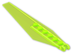 LEGO® Brick: Hinge Plate 1 x 12 with Angled Sides and Tapered Ends 57906 | Color: Transparent Fluorescent Green