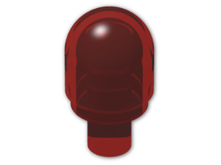 LEGO® Stein: Cylinder Domed 1 x 1 x 1.667 with Bar 58176 | Farbe: Transparent Red