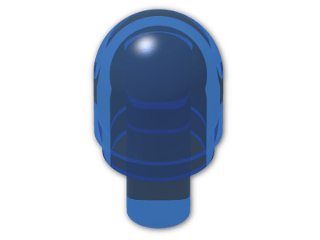 LEGO® Stein: Cylinder Domed 1 x 1 x 1.667 with Bar 58176 | Farbe: Transparent Blue
