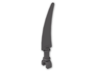 LEGO® Stein: Minifig Sword Saber with Clip Pommel 59229 | Farbe: Dark Stone Grey