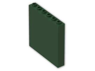 LEGO® Brick: Panel 1 x 6 x 5 59349 | Color: Earth Green